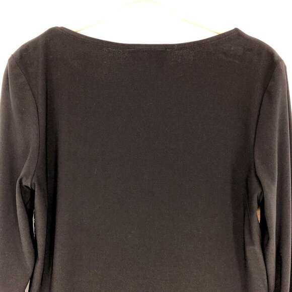 BNWT Frank Lyman Black & Multicolor Floral LS Cowl Neck flowy blouse  size 6 - Picture 7 of 14